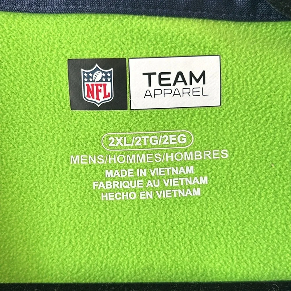 Team Apparel NFL Seattle Seahawks 1/4 Zip pullover - Picture 4 of 10